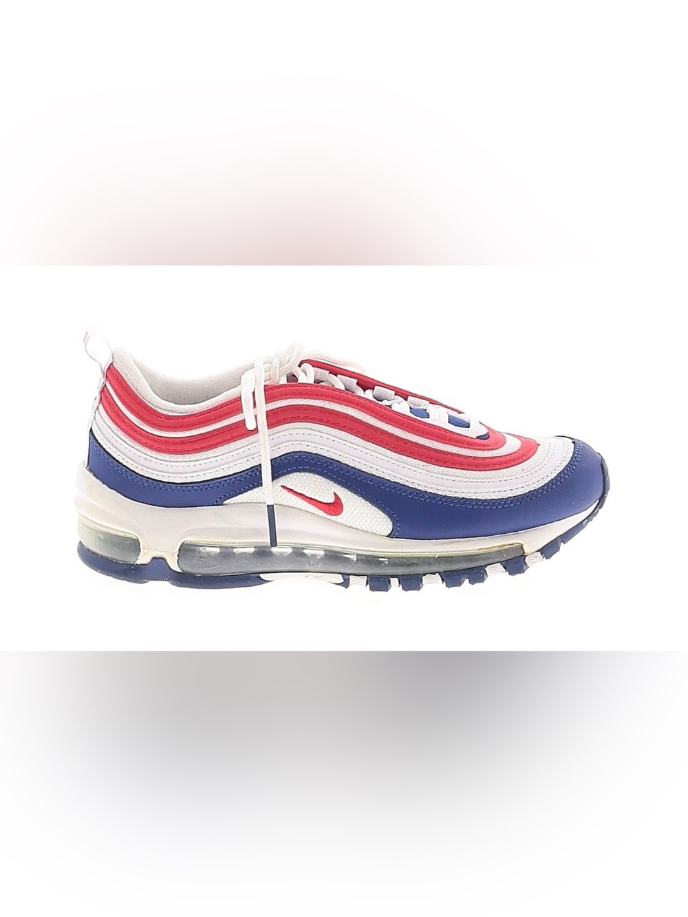 Nike Air Max 97 USA 4th of July CW5584-100 GS 4.5Y Women’s 6 White Red Blue